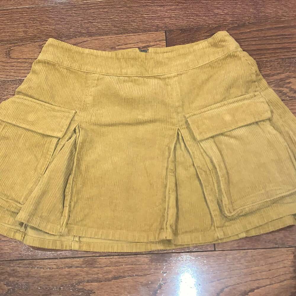 Wild‎ Fable Corduroy Cargo Mini Skirt S Utilitycore Y2K